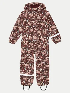 ZigZag Kombinezon zimowy Tower Printed Coverall W-PRO 10000 Z213005 Bordowy Regular Fit - Kombinezony dla dzieci - miniaturka - grafika 1