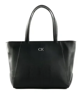 Calvin Klein Damskie torby Ck Daily Shopper Medium Pebble K60k611766, jeden rozmiar, Czarny (Ck Black), Rozmiar Uniwersalny - Torebki damskie - miniaturka - grafika 1