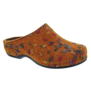 Berkemann Damskie kapcie Donata, Pomarańczowe krop, 38 2/3 EU - Kapcie damskie - miniaturka - grafika 1