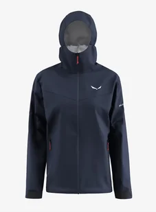 Kurtka przeciwdeszczowa damska Salewa Puez Aqua 4 PTX 2.5L Jacket - navy blazer - Kurtki damskie - miniaturka - grafika 1