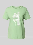 Koszulki i topy damskie - T-shirt o kroju regular fit z czystej bawełny - miniaturka - grafika 1