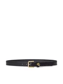 Paski - LAUREN RALPH LAUREN Pasek Damski 412968763001 Czarny - miniaturka - grafika 1