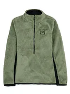 Bluzy damskie - Burton Bluza polarowa "[ak] Baker High Loft" w kolorze zielono-czarnym - miniaturka - grafika 1