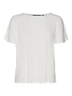Koszulki i topy damskie - VERO MODA Damska koszulka Vmmarijune Ss Lace Top JRS, Snow White, S - grafika 1