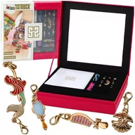 Prace ręczne dla dzieci - ZESTAW KREATYWNY DO ROBIENIA BIŻUTERII BRANSOLETEK ZAWIESZKI KORALIKI - miniaturka - grafika 1