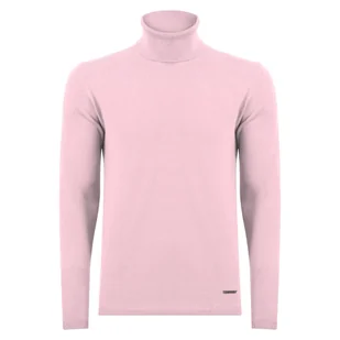 Golf męski Giorgio di Mare klasyczny różowy-XL - Swetry męskie - miniaturka - grafika 1