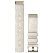 Akcesoria do smartwatchy - Pasek do Garmin Fenix 5S/5S+/6S/7S/Instinct 2 Quick Fit (20mm) Kremowo-złoty - miniaturka - grafika 1