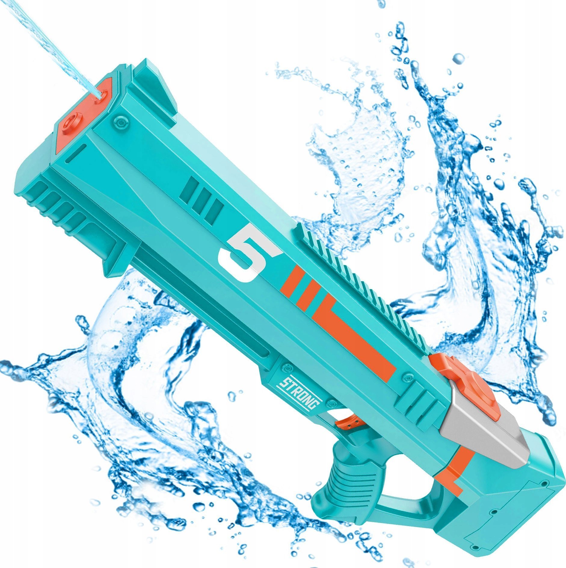 Karabin Pistolet Na Wodę Dla Dzieci Broń Wodna Na Akumulator Miotacz Zasięg