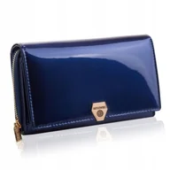 Portfele - Skórzany Portfel Damski Lakierowany Rfid Betlewski - miniaturka - grafika 1