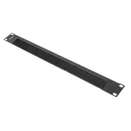 Szafy rack - Lanberg Panel szczotkowy AK-1103-B do szafy 10\" 1U czarny AK-1103-B - miniaturka - grafika 1