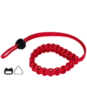 Torby fotograficzne i futerały - Genesis Gear Pasek nadgarstkowy paracord czerwony - miniaturka - grafika 1