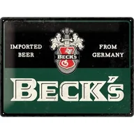 Tablice i flipcharty - 23272 Plakat 30x40 Becks-Imported Beer - miniaturka - grafika 1