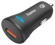 Ładowarki do telefonów - Hama Car Charger Qualcomm 3.0 czarna - miniaturka - grafika 1