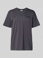 Koszulki męskie - T-shirt z wyhaftowanym logo model ‘ICONS’ - miniaturka - grafika 1