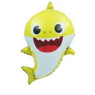 Baby shower i roczek - Balon foliowy Baby Shark, żółty, ok. 50 cm - miniaturka - grafika 1