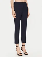 Spodnie damskie - Marella Chinosy Nicosia 2513131031 Granatowy Slim Fit - miniaturka - grafika 1