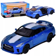 Zabawki zdalnie sterowane - Auto Nissan GT-R model 1:32 metalowe autko otwierane drzwi ZA3757 - miniaturka - grafika 1