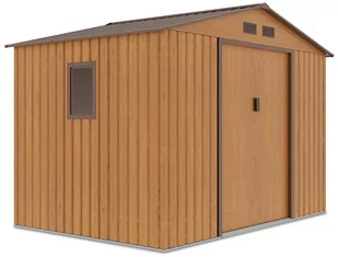 Domek Na Narzędzia Hudson 9X6 Oak Brown - Altany ogrodowe - miniaturka - grafika 1