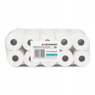 Rolka Termiczna 110mm x 20m EMERSON – 10 szt. BPA Free - Druki akcydensowe - miniaturka - grafika 1