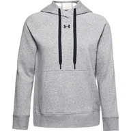 Bluzy damskie - Damska Bluza UNDER ARMOUR RIVAL FLEECE HB HOODIE 1356317-035 – Szary - miniaturka - grafika 1