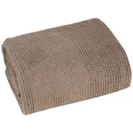 Koce i narzuty dla dzieci - Koc 70 x 160 Design Bawełniano-Akrylowy Amber Ciemnobeżowy - miniaturka - grafika 1