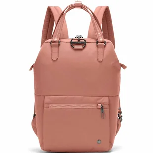Pacsafe Citysafe CX City Backpack RFID 35 cm przegroda na laptopa econyl rose - Torby na laptopy - miniaturka - grafika 1