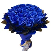 Zestawy upominkowe - Bukiet mydlany kwiaty mydlane róże (18 szt). Prezent na 18 urodziny - miniaturka - grafika 1