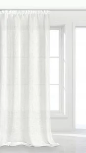 Firana 140 x 270 Dekoracyjna Frost Taśma Biały - Firany - miniaturka - grafika 2