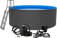 Baseny ogrodowe - Swim & Fun Santorini Pool XL Round Ø360 x 120 cm - miniaturka - grafika 1