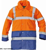 Odzież robocza - CERVA SEFTON HV - ocieplana kurtka zimowa, odblaskowe taśmy, wodoodporność, rozm. XS-3XL, - royal niebieski XS - miniaturka - grafika 1