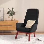 Fotele - Lumarko Fotel wypoczynkowy, czarny, obity tkaniną! - miniaturka - grafika 1