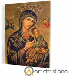 Matka Boża Nieustającej Pomocy - obraz religijny na płótnie canvas - Ikony i obrazy sakralne - miniaturka - grafika 1