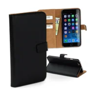 Etui i futerały do telefonów - Etui na telefon iPhone 6 6S czarne kieszenie na karty sztuczna skóra DrachenLeder D2OME103S - miniaturka - grafika 1