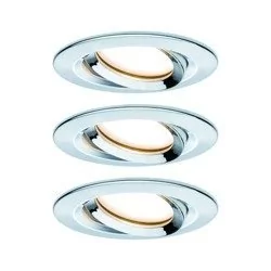 Paulmann Zest OW Nova Plus Coin ści IP65 okr wychLED 3x6,8W 633lm 2700K Chrom/Alu 93684 - Oprawy, klosze i abażury - miniaturka - grafika 1