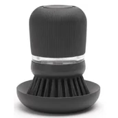 Środki do kuchni i łazienki - Brabantia Nowości Szczotka z dozownikiem na płyn SinkSide ciemnoszara 302626 302626 - miniaturka - grafika 1