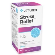 Suplementy i witaminy dla psów - Suplement dla psa i kota VETAMED Stress Relief (30 kapsułek) - miniaturka - grafika 1