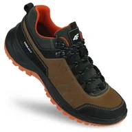 Buty trekkingowe męskie - BUTY TREKKINGOWE męskie SPORTOWE 4F sneakersy SKÓRZANE COOLMAX OBML260 40 - miniaturka - grafika 1