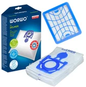 Worki do odkurzaczy - 4x WORKI FILTR HEPA DO ODKURZACZA ZELMER ODYSSEY 49.4000 Claris - miniaturka - grafika 1