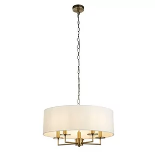 Knightsbridge lampa wisząca 5xE14 antyczny mosiądz 4785-5AB - Lampy sufitowe - miniaturka - grafika 1