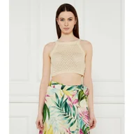 Koszulki i topy damskie - Guess Top Cropped Fit - miniaturka - grafika 1