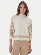 Swetry damskie - Guess Golf W5BR78 Z4242 Écru Relaxed Fit - miniaturka - grafika 1