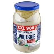 Konserwy i dania rybne - Marinus Wiejskie filety śledziowe z cebulką 900 g - miniaturka - grafika 1