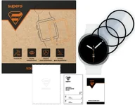 Akcesoria do smartwatchy - Szkło hartowane ochronne Supero do Samsung Galaxy Watch 8 40mm, przezroczyste z czarną ramką. - miniaturka - grafika 1