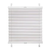 Rolety - Roleta plisowana 60 x 150 cm biel - miniaturka - grafika 1