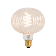Żarówki LED - Calex Żarówka LED E27 ściemnialna G125 bursztynowa 4W 200 lm 2000K - miniaturka - grafika 1