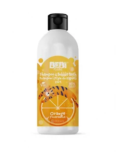 Barwa Bebi Kids Szampon i Płyn do kąpieli 2w1 Pomarańcza 500ml - Kosmetyki kąpielowe dla dzieci - miniaturka - grafika 1