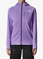 Bluzy sportowe damskie - Bluza damska The North Face Summit FutureFleece FZ Hoodie - purple granite - miniaturka - grafika 1