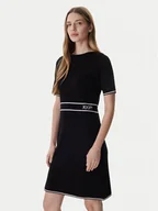 Sukienki - JOOP! Sukienka dzianinowa Kirla 10018002 Czarny Regular Fit - miniaturka - grafika 1