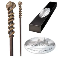 Figurki dla dzieci - Harry The Noble Collection - Dean Thomas Character Wand - 14 cali (35 cm) Wizarding World Wand with Name Tag Potter Film Set Movie Props Wands - miniaturka - grafika 1
