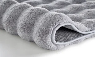 Kleine Wolke Cloud Luksusowy Dywanik łazienkowy jasny szary 70x120 cm supermiękki - Dywaniki łazienkowe - miniaturka - grafika 1